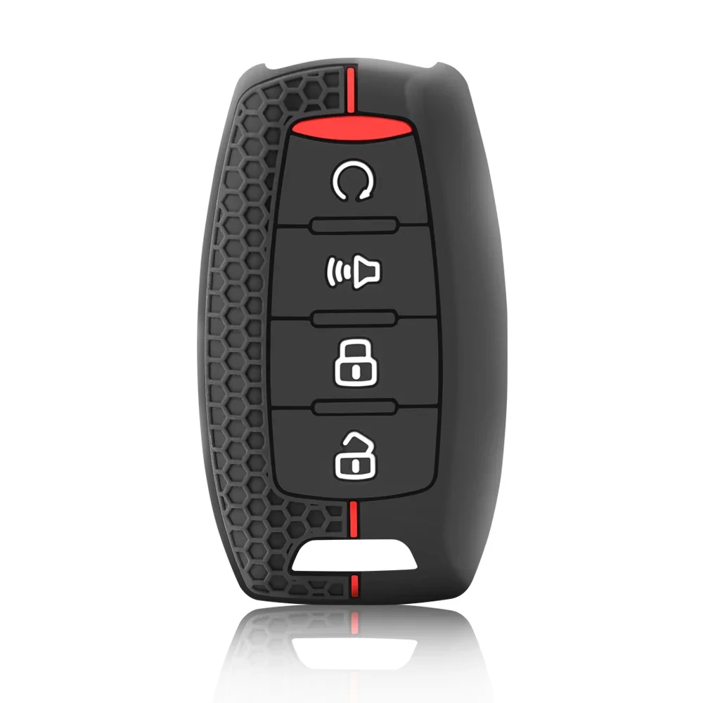 Silicone Remote Car Key Case Cover For Haval H6 2022 Poer H9 H1 H4 H7 H9 F5 F7 H2S Great Wall Poer Poer GWM Accessories Keychain