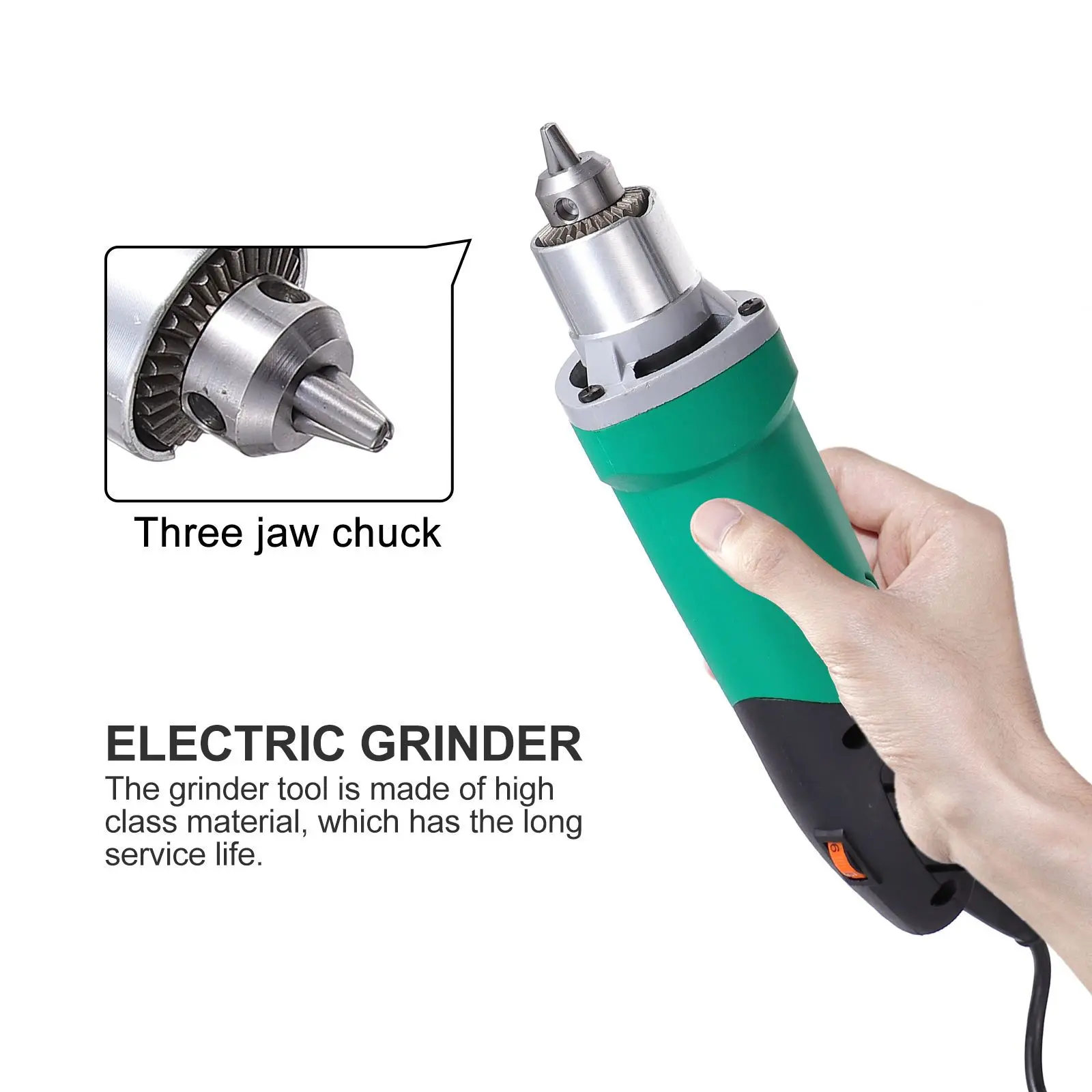 

500W 6.5Mm Electric Rotary Tool High Speed Grinding Machine Precision Die Grinder For Diy Crafting 35000Rpm Power Tool