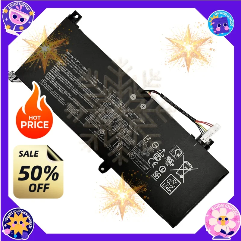SWZY   Battery C21N1818-2 7.7V 4730mAh  Suitable for ASUS X412FA/FJ V4000F/D V4200J Laptop Battery