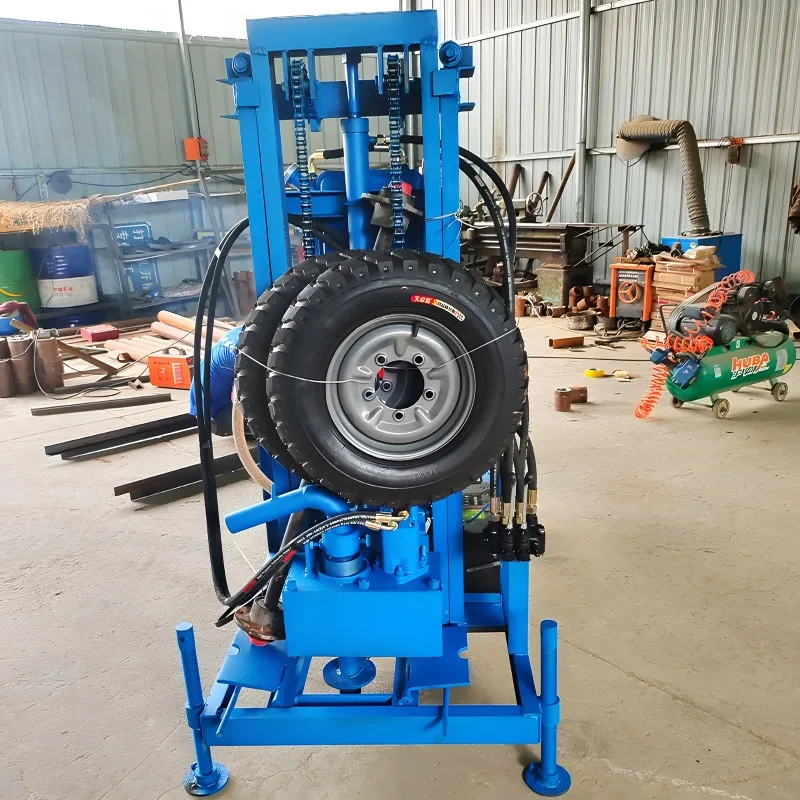 Compact Trailer Borehole Drilling Rig For Farm Irrigation Wells With Reliable Field Performance Source Factory Wholesale