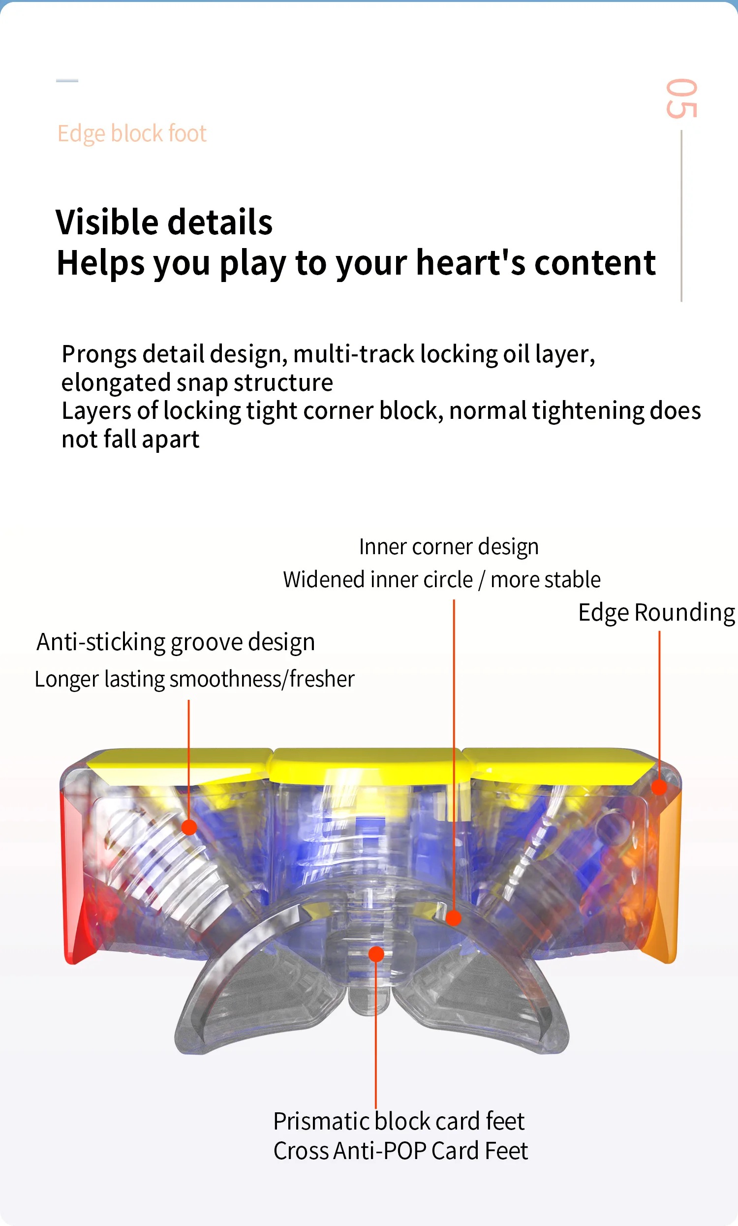 SENGSO Speed Cube 3x3x3 Glow in Dark Cubo di velocità luminoso Liscio Cubo magico magnetico professionale Puzzle Giocattoli educativi