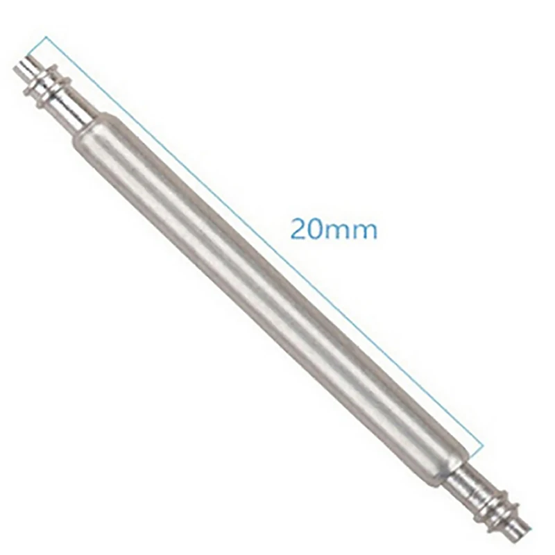 20PCS Silver Metal 10-26mm Strap Link Pin Accessories 1.8MM Watchbands Repair Tool Stainless Steel Spring Bar