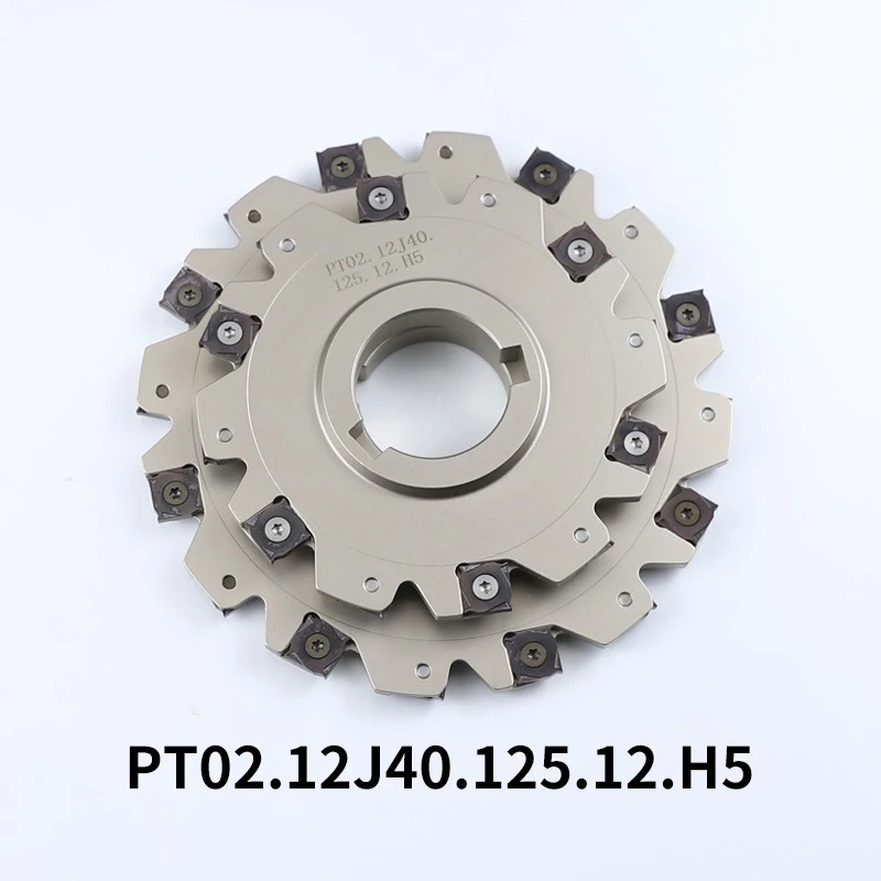 SMP01 CNC Milling Cutters T-slot PT02 Indexable Expendable Face Milling Cutter Head for XSEQ Carbide Inserts