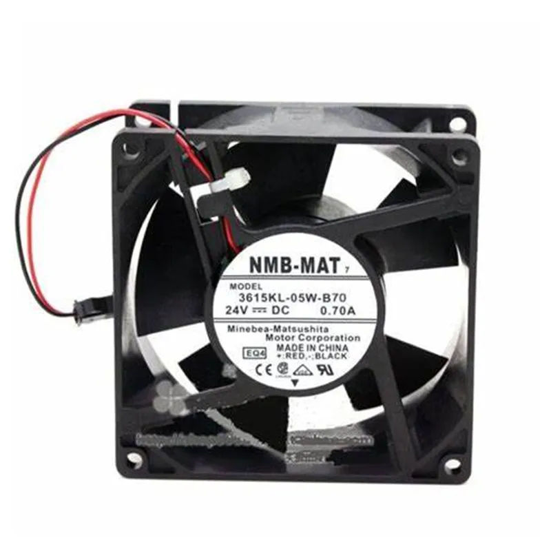For NMB-MAT 3615KL-05W-B70 EQ1 DC 24V 0.70A 92x92x25mm Server Cooling Fan