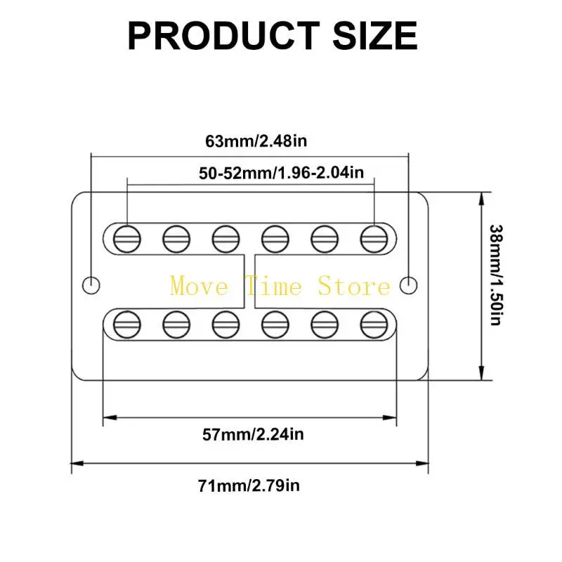 92me Humbucker الرقبة الالتقاط الكهربائية الغيتار الغيتار النسيج المعدني للغيتار #6