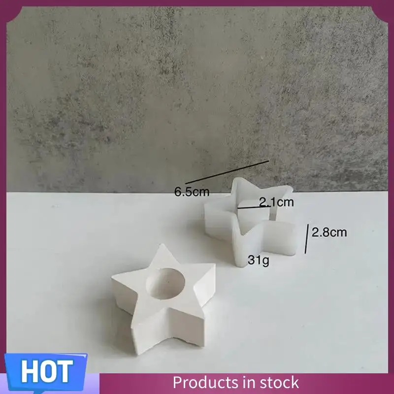 La plupart bougeoir moule en Silicone Silicone bricolage bougeoir moule pour Occasions romantiques 4 pièces