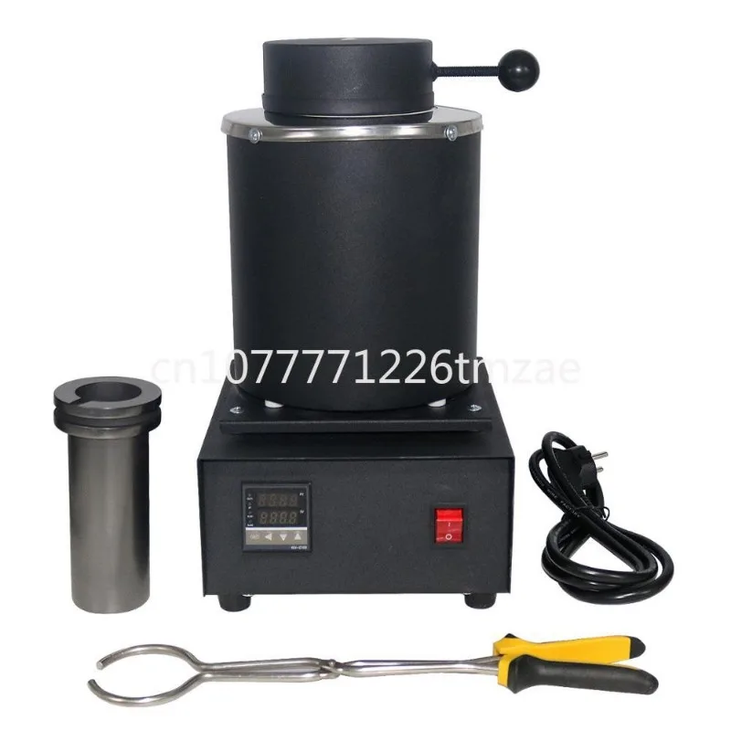 Small Jewelry Foundry Equipment 2kg Metal Melting Furnace 1400w 1100 ℃ 220/110V