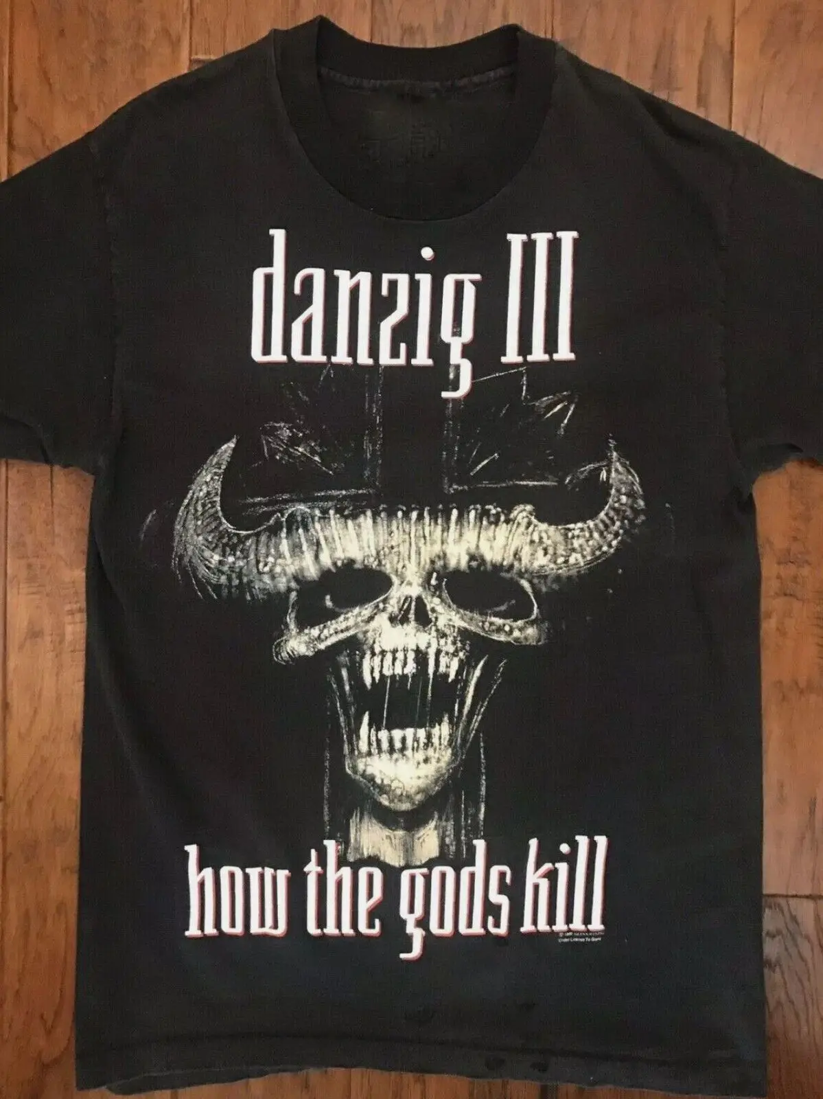 Danzig III How The Gods Kill Vintage Cotton Black All Size T Shirt