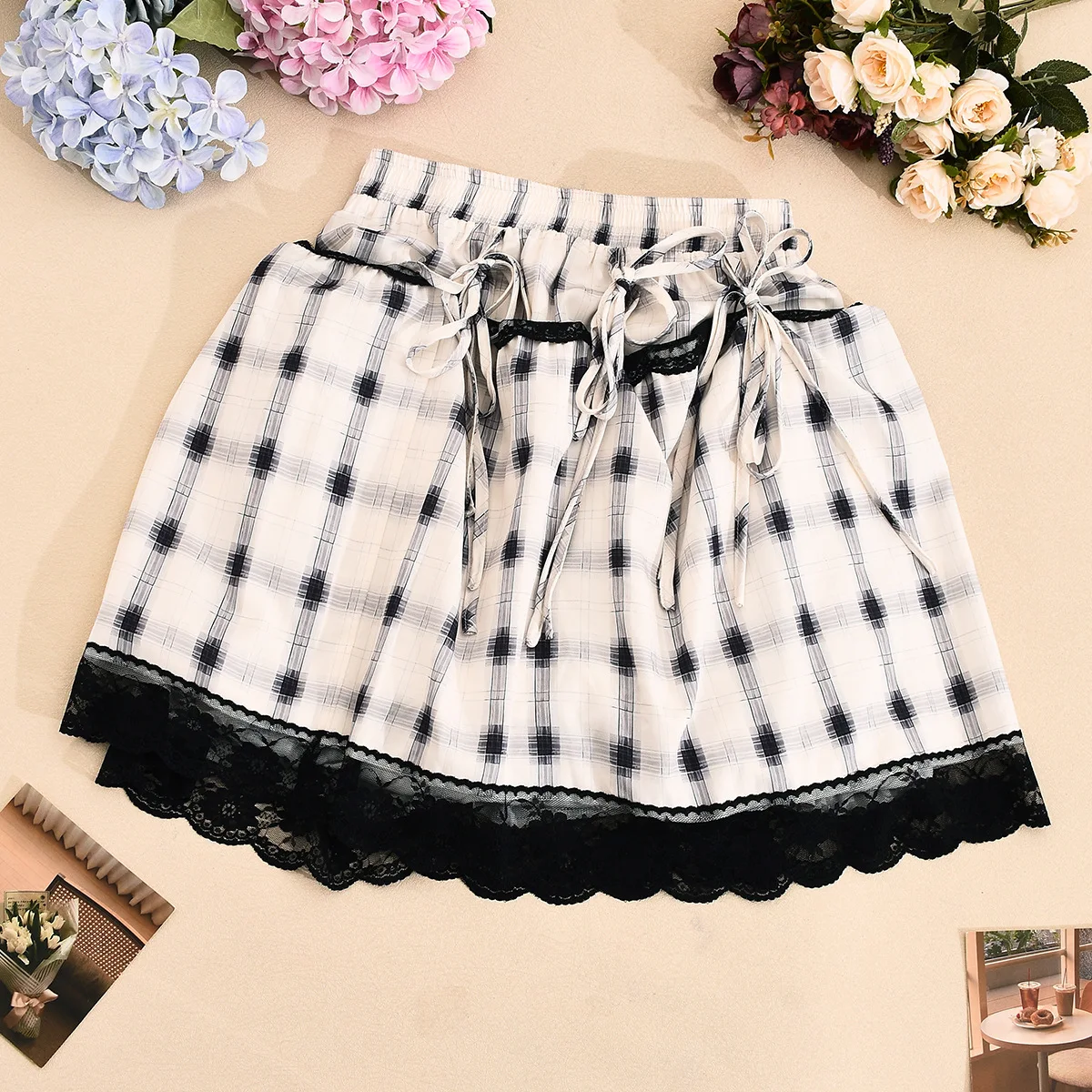 Harajuku Short Skirt New Korean Women High Waist School Girl Pleated Plaid Sexy Mini Skirts Preppy Style Falda Sexy Mujer