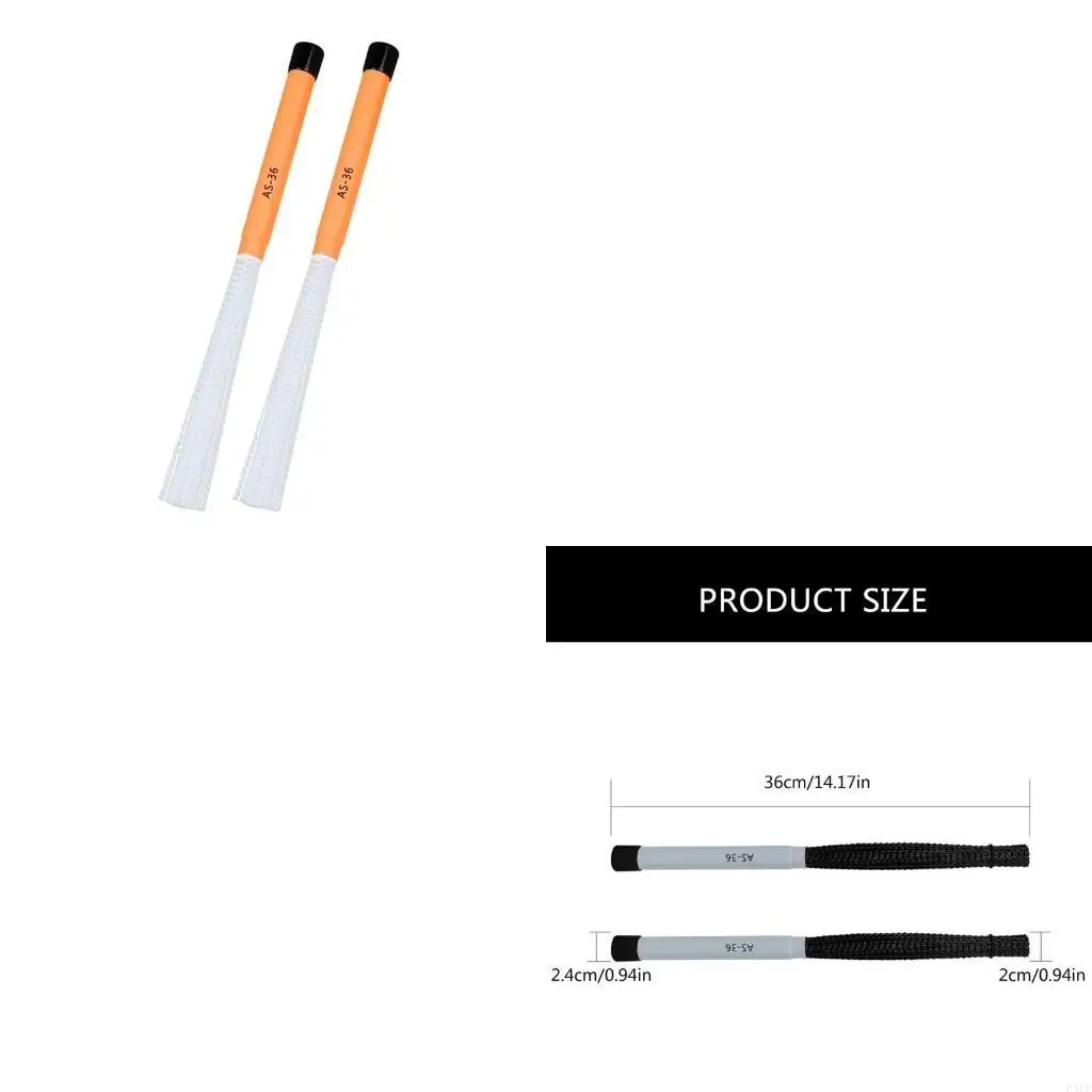 PXPF 1PAIR Нейлоновые барабанные палочки кисти мульти-родные пачки.