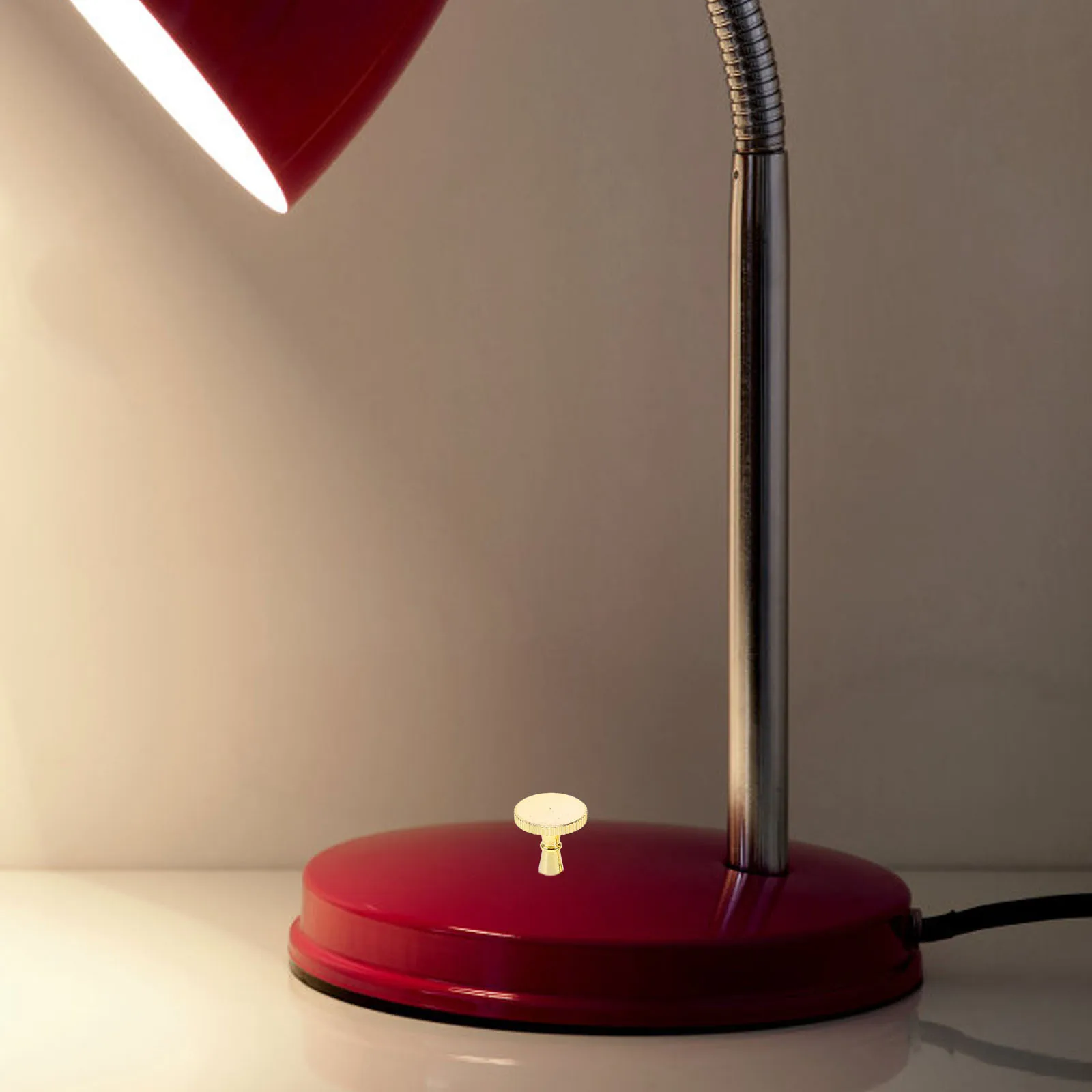 

4Pcs Lamp Switch Knobs Replacement Copper Sturdy Light Turn Switch Knob for Floor Table Lamp Parts Light Accessories