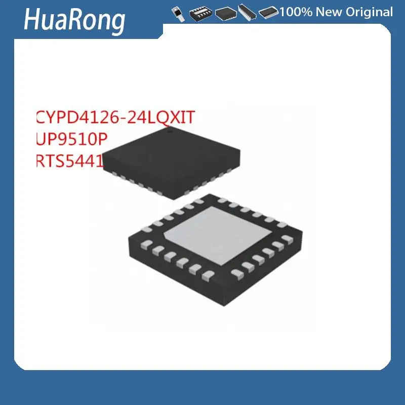 

2PCS/LOT CYPD4126-24LQXIT CYPD4126-A UP9510P UP9510PQAG UP9510 RTS5441 RTS5441-CG RT55441 QFN24