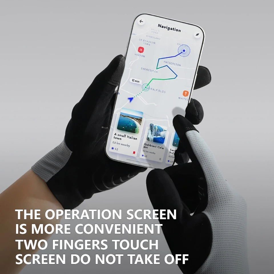 GTUBIKE 1 زوج قفازات ركوب الدراجات المضادة للانزلاق شاشة تعمل باللمس النساء الرجال الجبلية الطريق دراجة قفازات تنفس رياضة اللياقة البدنية الدراجة قفازات السباق