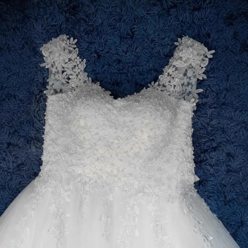 Cheap Wedding Dresses Pure White Wedding Party Gown Formal Wedding Dress Customized Brides Wedding Dresses