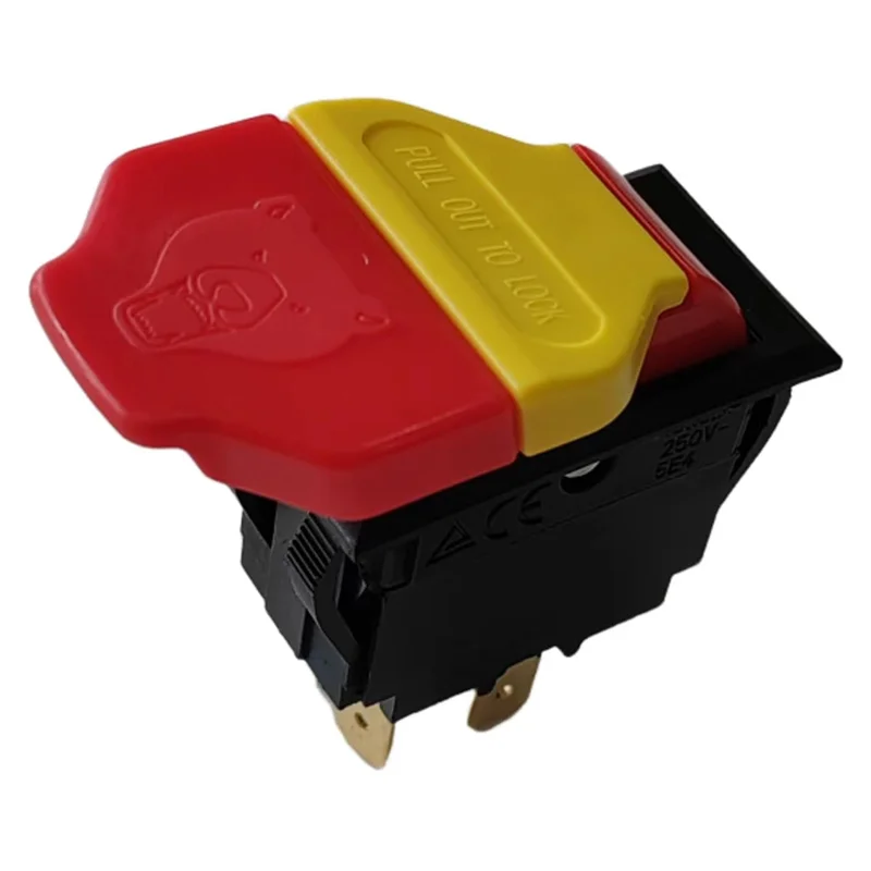 HRBAJ-مفتاح مجداف التشغيل والإيقاف 20/12A 125/250 فولت 4 دبابيس لسلسلة 137 منشار الطاولة ومكبس الحفر 0LWG 27A1 0LWC 0LVW #4