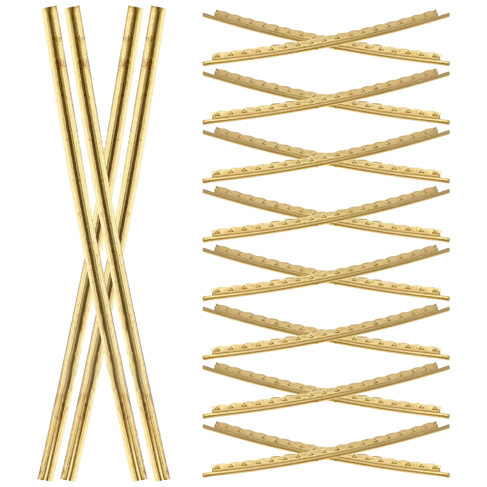 

20 Pcs Guitar Scale Line Classical Fret Wires Pro Fingerboard Acoustic Brass Work Replacement Parts Accessorie