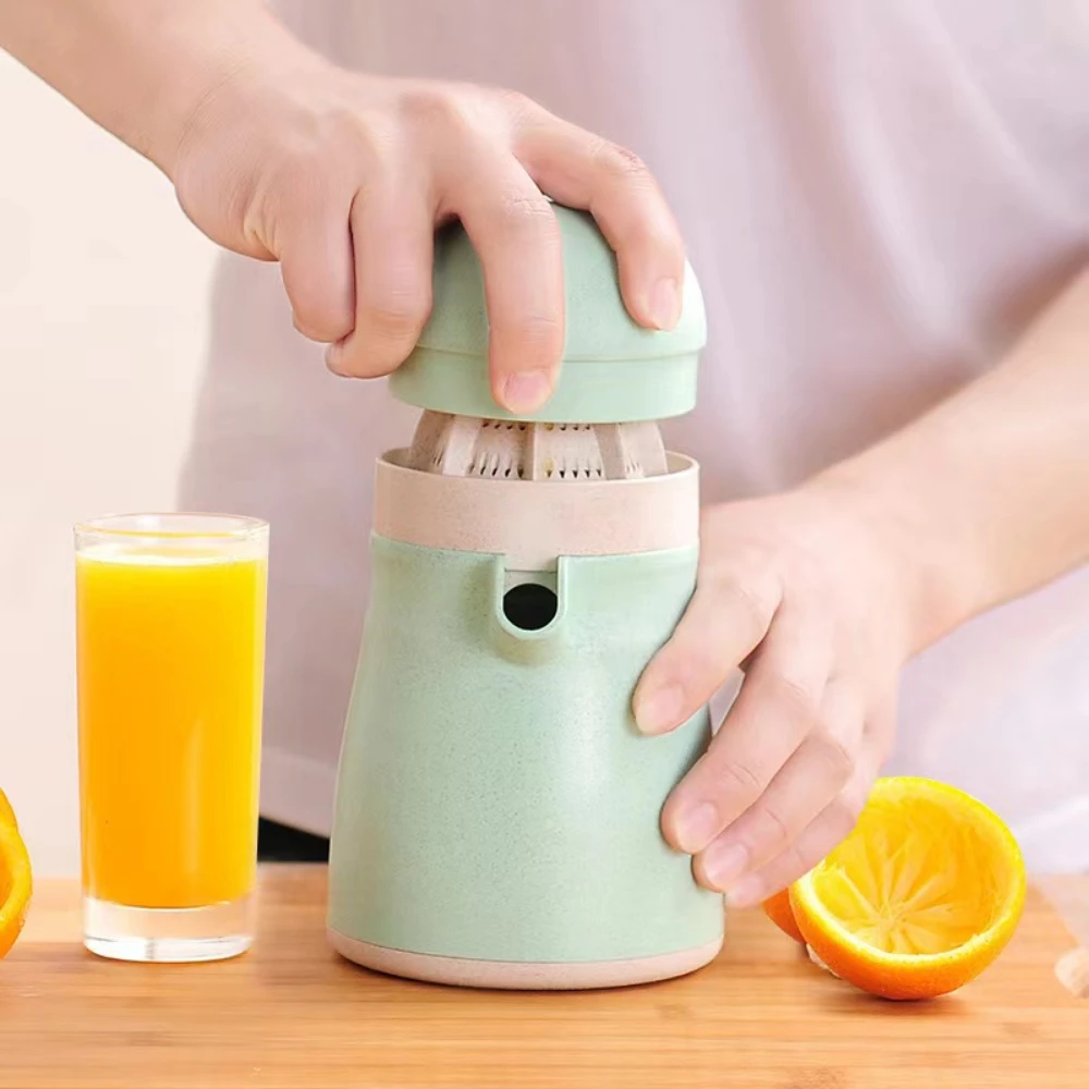 Manual Orange Citrus Fruit Juicer Lemon Squeezer 300ML Orange Juice Cup Child Outdoor Potable Juicer Machine Kitchen Gadgets