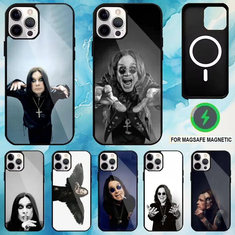 

R-Rock Singer O-Ozzy Osbourne Phone Case For iPhone17,16,15,14,13,12,11 Plus,Pro Max Magnetic For Magsafe Wireless Charging