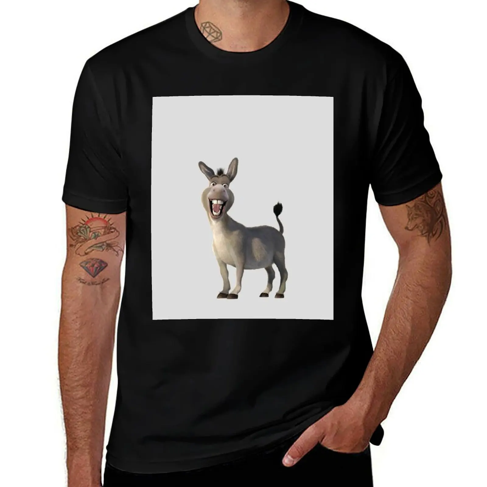 Donkey from Shrek Movie T-Shirt graphic t shirts valentines clothes t shirt men 100℅ cotton