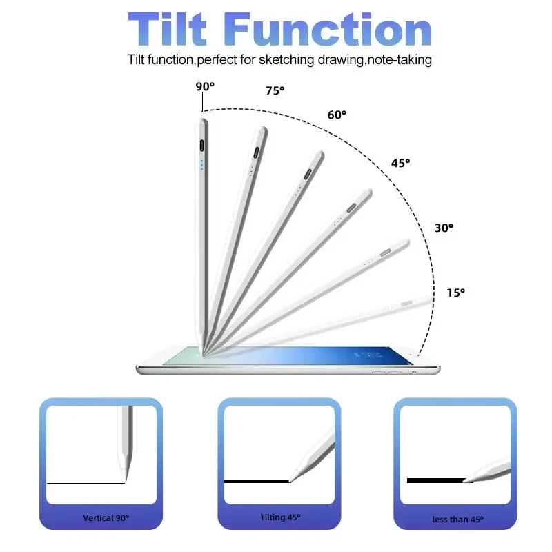 قلم عالمي لهواوي أندرويد سامسونج الهاتف المحمول Xiaomi Stylus مع وظيفة مغناطيسية Apple Stylus Tablet IPad Pen