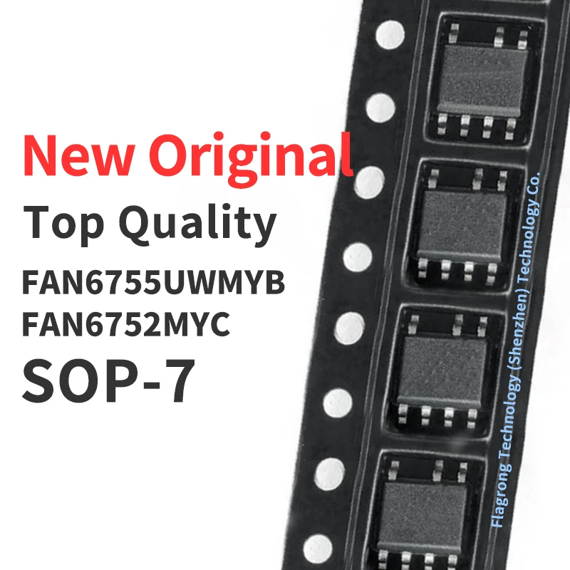 10 قطع FAN6755UWMYB FAN6752MYC SOP-7 رقاقة IC جديد الأصلي