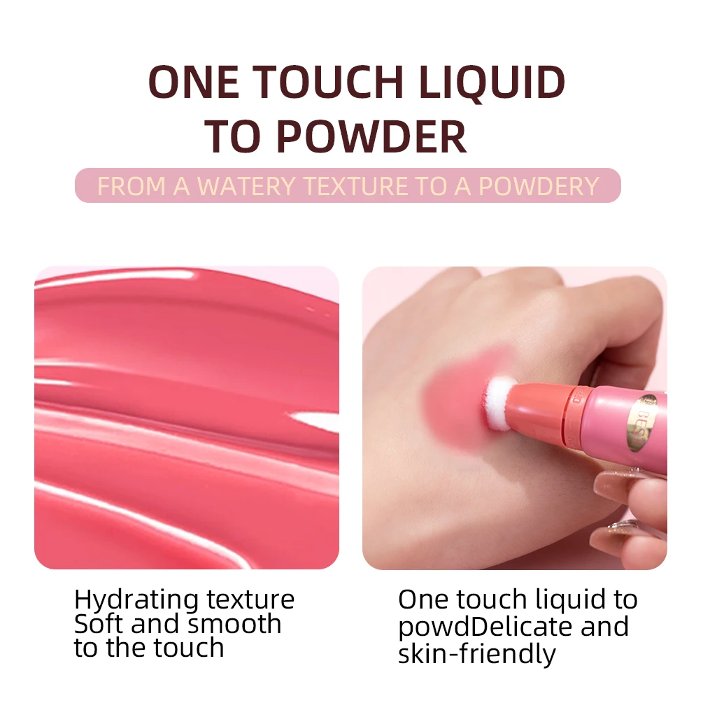 Watercolor Liquid Blush 5 Shades For A Radiant And Sculpted Look Makeup Korean Make Up Highlight Cosmetics Flower Knows Women