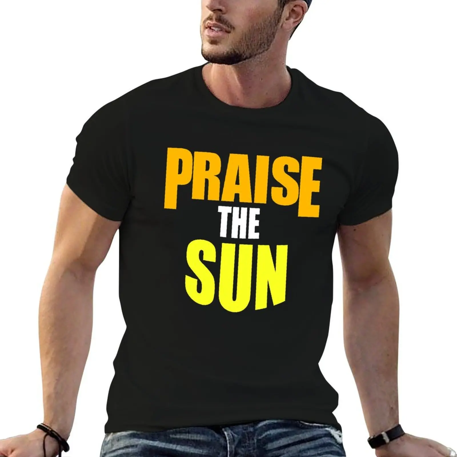 

Praise The Sun! T-Shirt mens graphic t shirts men t shirt cotton 100% t shirt men 100% cotton luxury brand T-shirt