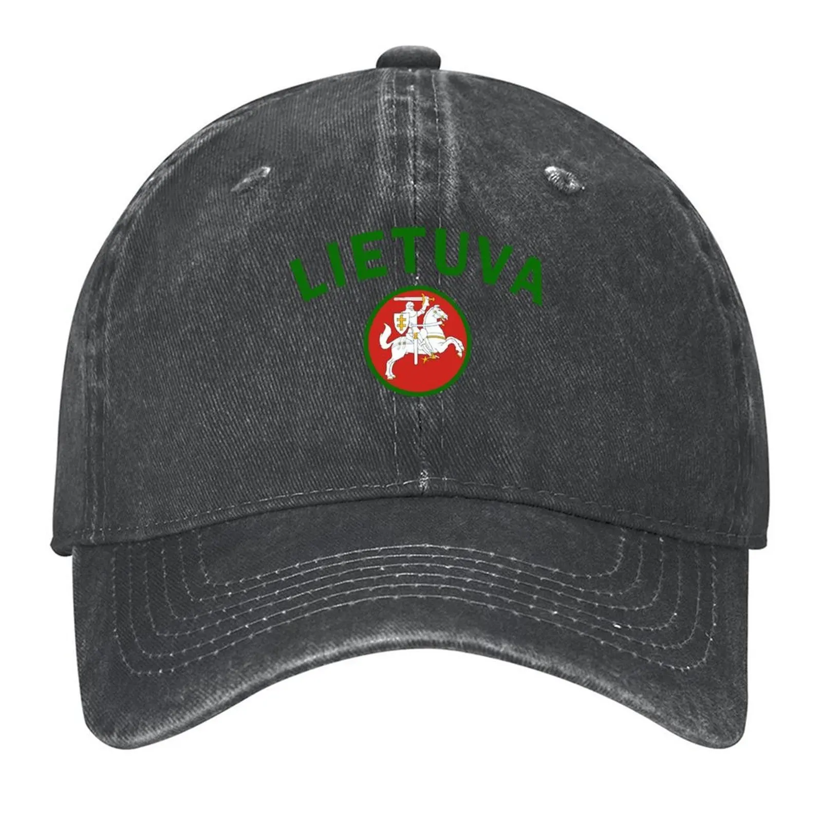 

Lithuania National Coat Of Arms Merchandice Baseball Cap Fishing cap Rugby sun caps designer cap Elegant Women's Hats Men's