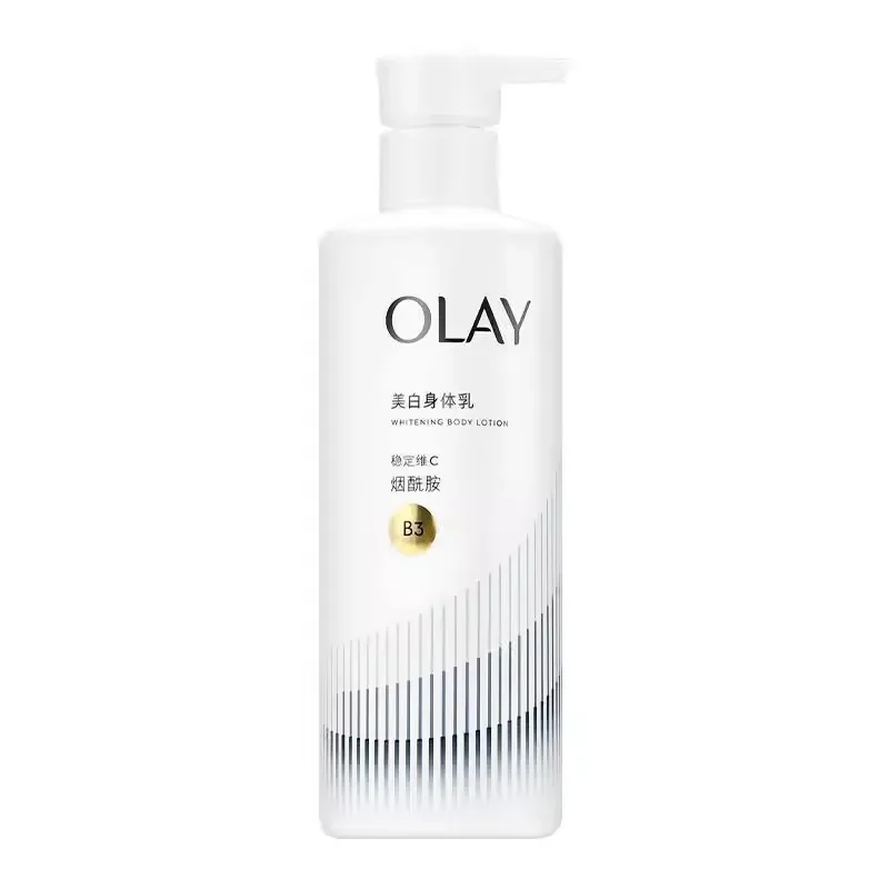 Olay-loción corporal de niacinamida, crema hidratante con vitamina C y miostatina, 250ml, para blanquear la piel, mejora el brillo de la piel