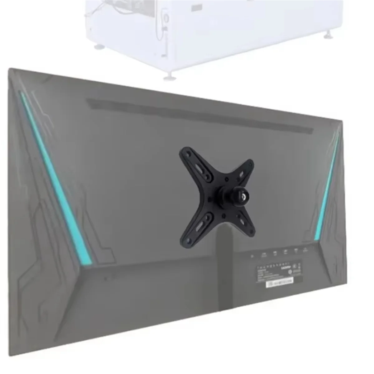 A83Z المحمولة رصد تصاعد محول قوس لوحة مع 1 بوصة الكرة رئيس إلى 100x100 مللي متر 75x75 مللي متر ، جدار الذراع جبل العالمي #1