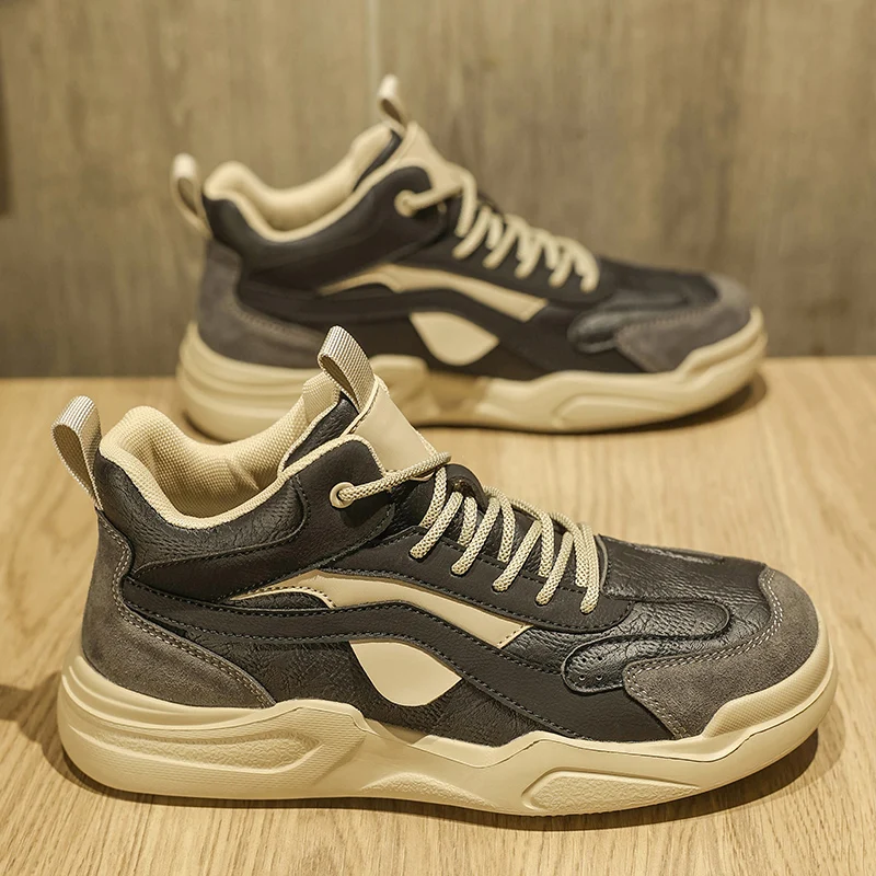 

2025 Spring New Rubber-Plastic Sole Casual Board Sneakers for Outdoor Sports - Comfortable, Soft, Slip-Resistant, Durable, and T