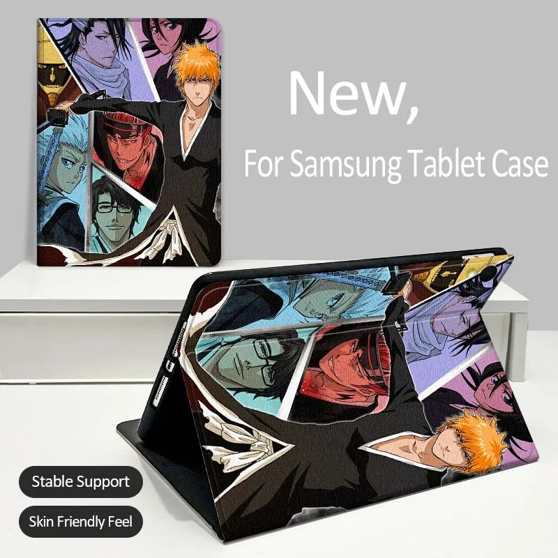 

Cartoon B-BLEACHS Cool Tablet Case For Samsung Galaxy Tab A A7 A8 A9 A11 S6 S11 Lite Plus 10.1 10.4 10.5 Inch