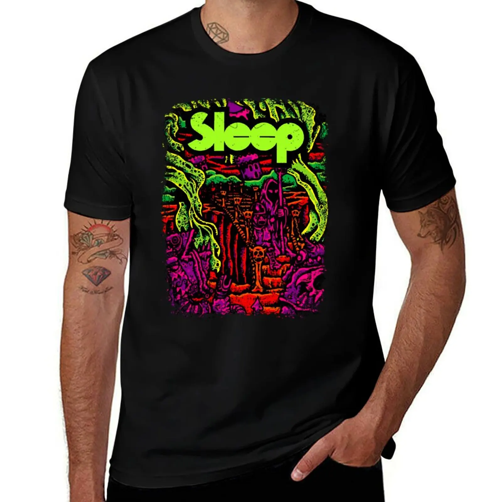 

Sleep Band Merch T-Shirt cotton man t-shirts topping Short sleeve tee sweat shirts, men