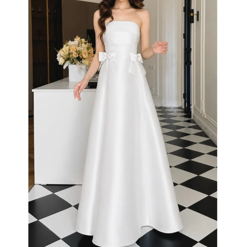 abiti-da-sposa-in-raso-per-la-sposa-2026-nuovo-abito-da-sera-lungo-semplice-a-trapezio-senza-spalline-con-fiocco-dolce-per-feste-di-compleanno-personalizzabile