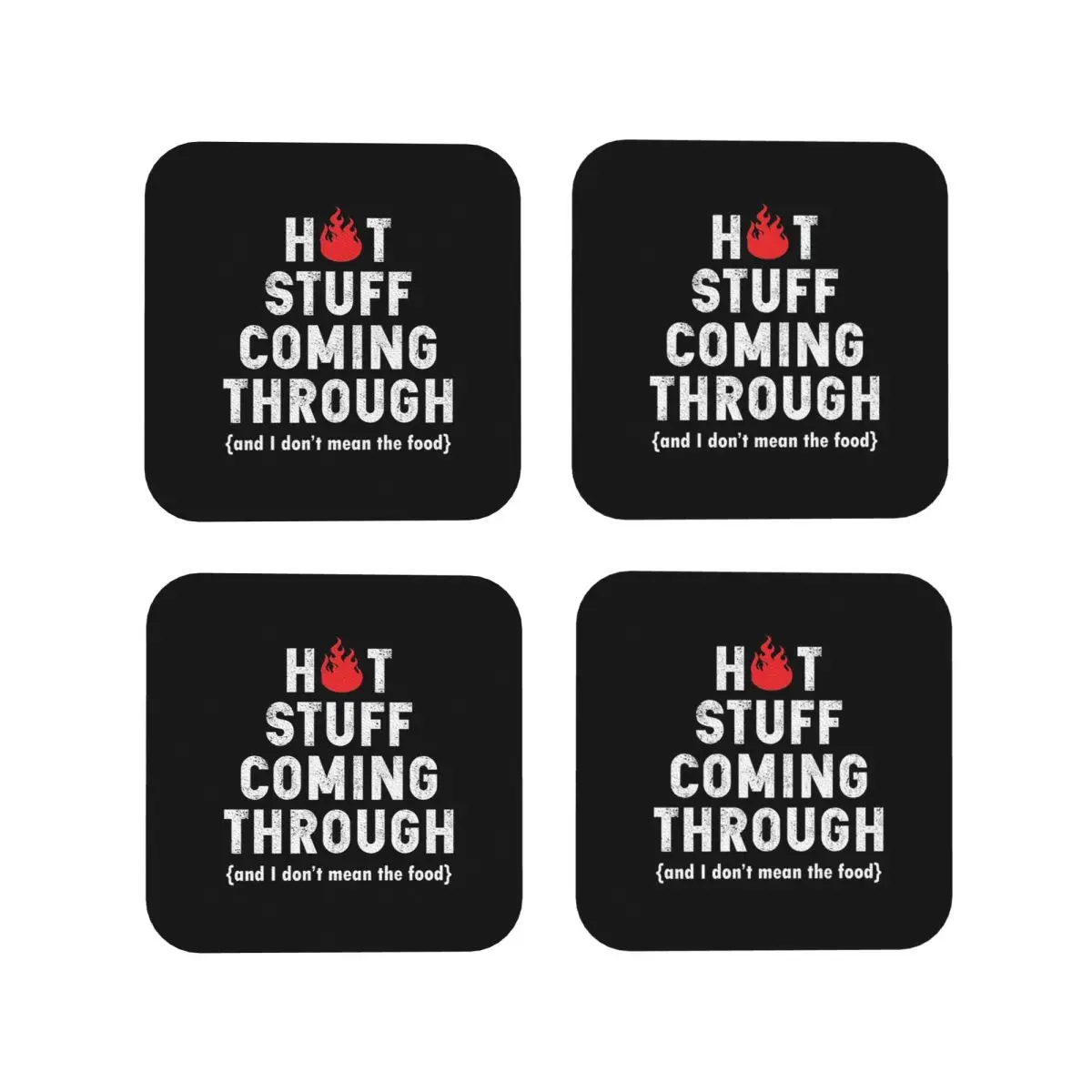 

Горячие вещи, подставки для гриля для барбекю, кухонные салфетки, нескользящие изоляционные коврики для чашек, кофейные коврики, подушечки для посуды, набор из 4 шт.