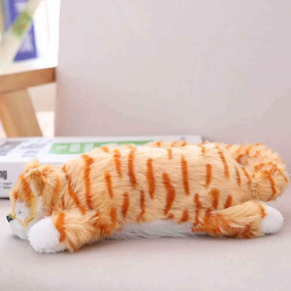 Stuffed Animal Electric Rolling Cat Simulation Laughing Cat Electric Plush Toys Cute Fun Interactive Cat Animal Toy