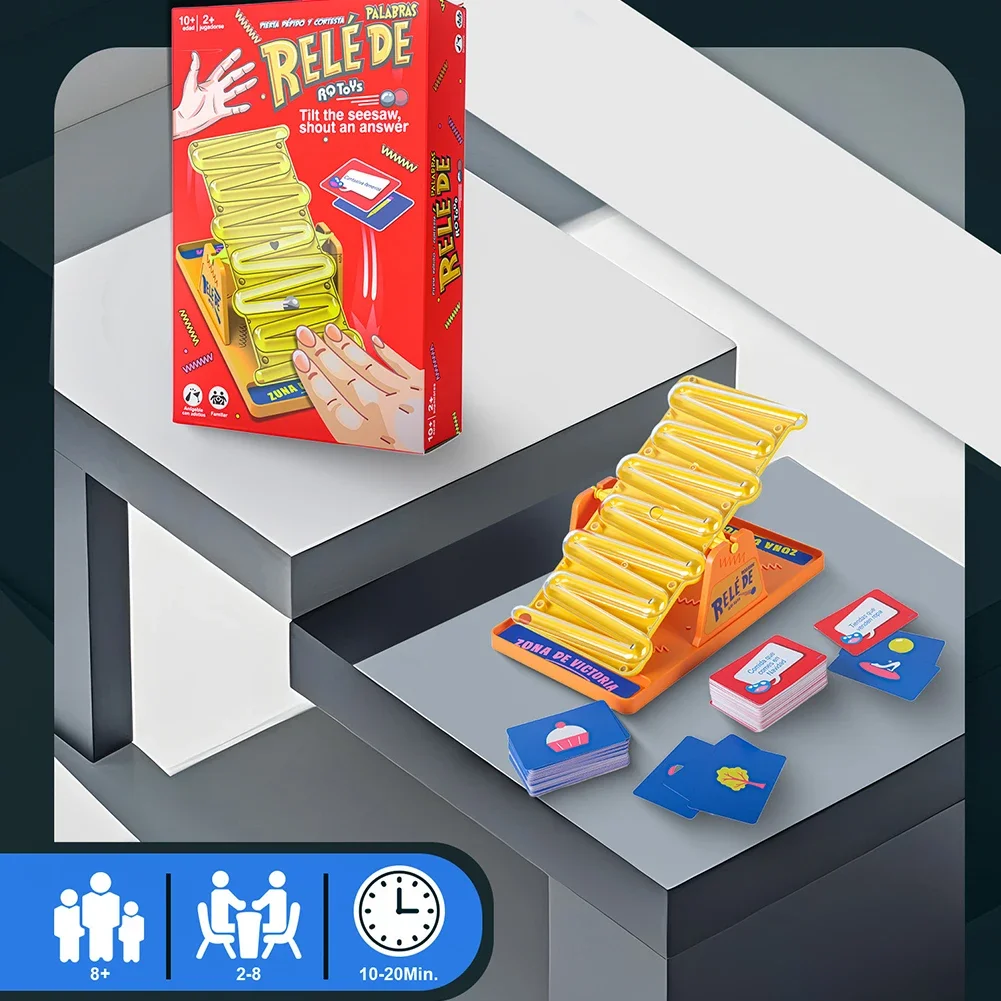 قاعدة معركة Tilt & Duel - لعبة تفاعلية شفافة على الطاولة مع تحدي موازنة الفيزياء، مثالية لمتعة الأسرة/التجمع الاجتماعي