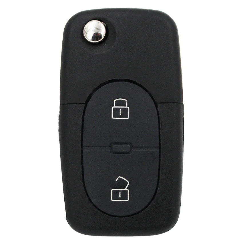 Flip Remote Key Fob 1J0 959 753 A 2 BUTTON 433Mhz with ID48 Chip for Volkswagen Bora Golf Beetle Polo Passat Seat Skoda