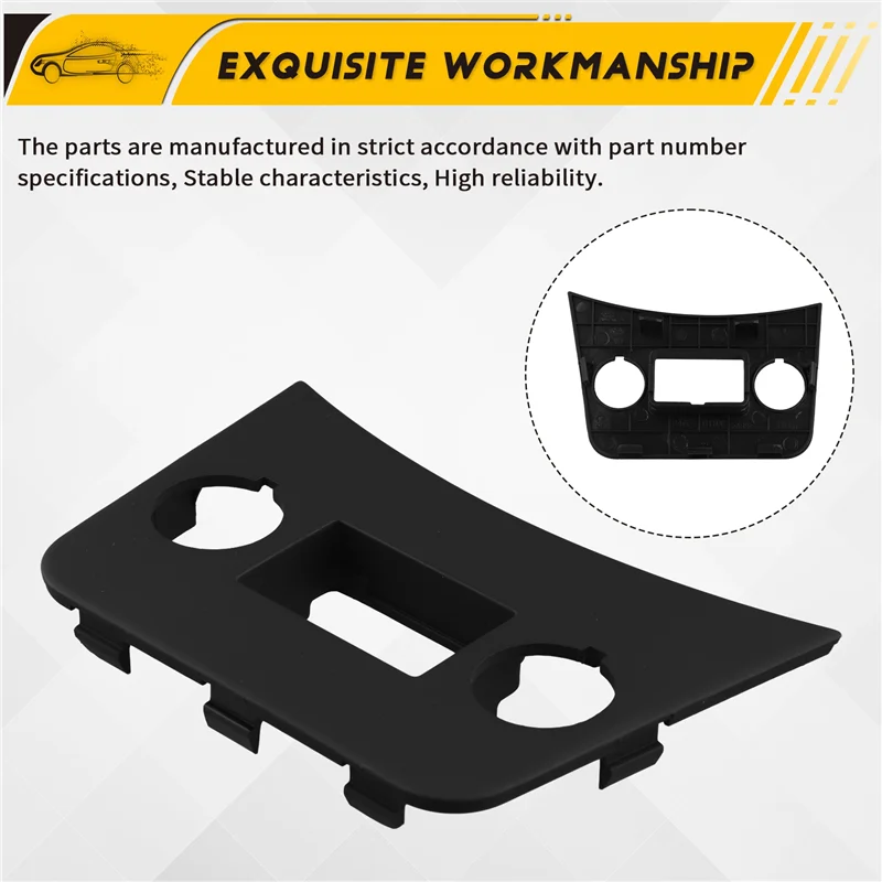 แน่นสําหรับ Hyundai Solaris 2011-2013 กรอบด้านหน้า USB รถคอนโซล 846211R100 84621-1R100RY Central USB แผง