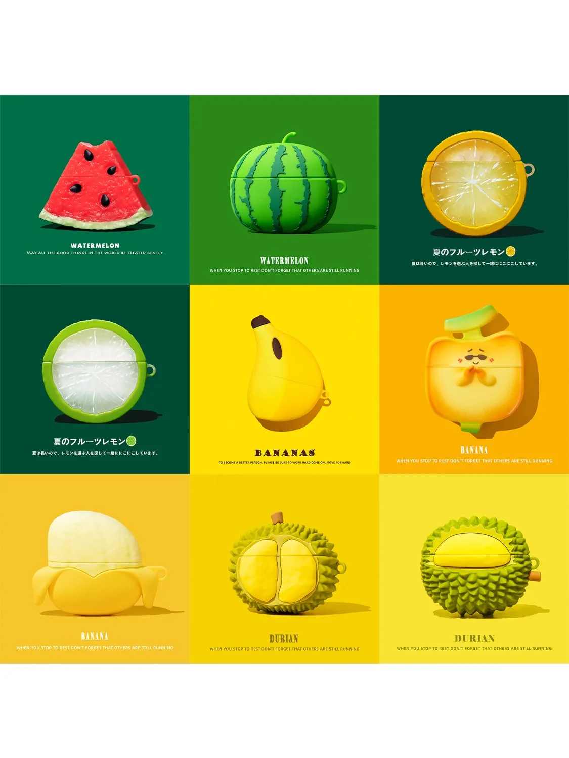 Étui AirPods 4 Pro2, nouveau Style d'été, Simulation de fruits pour AirPods 3 2 1, housse antichoc pour écouteurs