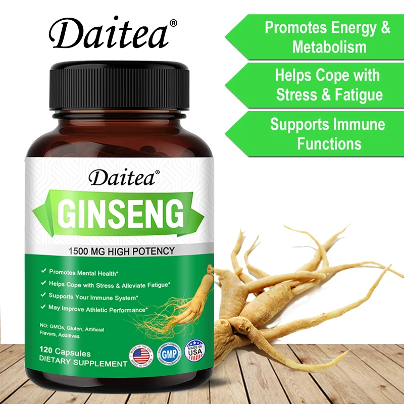 

Капсулы Panax Ginseng + Ginkgo Biloba, повышают энергию, улучшают концентрацию внимания, память и выносливость, способствуют здоровью мозга и физической выносливости.