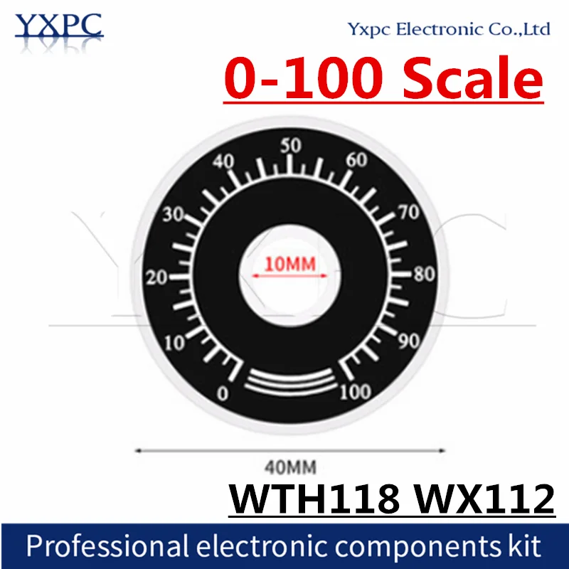 

10 шт./лот 0-100 весы WTH118 Потенциометр ручка цифровые весы для WX112 WTH118