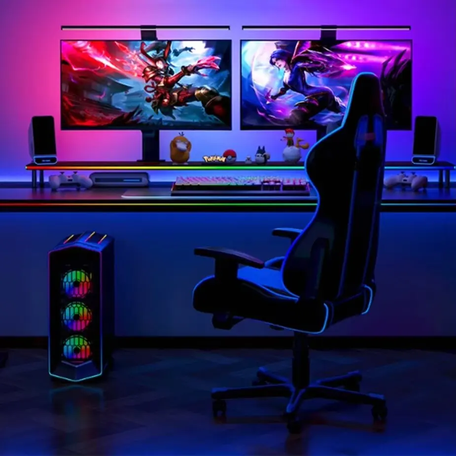 Monitor Smart Ambient LED Strip TV Lighting PC Display Sync Backlight DIY Party Atmosphere Light Ramadan Decor Lamp Game Holiday