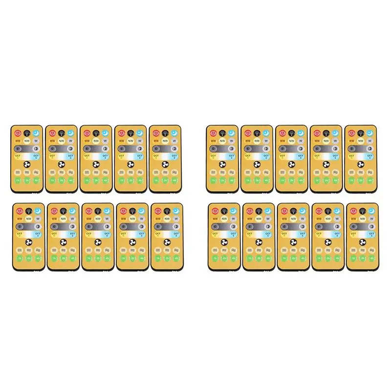 

B29C-20Pcs Wireless Switches, 3-Speed Timing Remote Control, For E27 Ceiling Fan Light, 1-4H Timing Remote Control