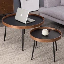 Zigon Sehpa-Tables basses d'appoint nordiques, meubles de chambre minimalistes, salon moderne, table de nuit pour thé et café, YR50CT