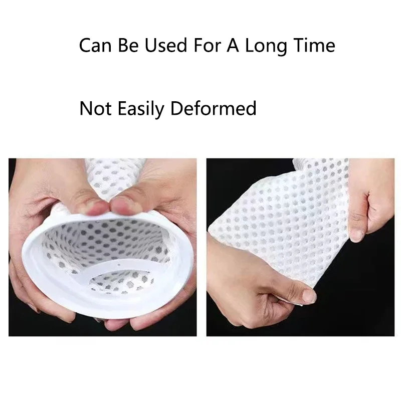 Anti Overflow Aquarium Filter Bag Honeycomb Type Washable Reusable Mesh Foam Carpet Sock Bag for Fish Marine Filtration System