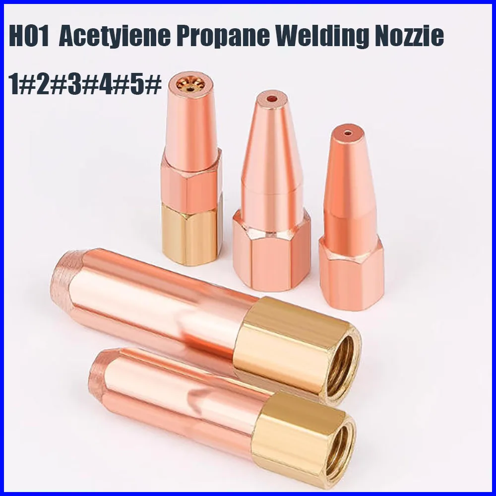 

Welding Gun Nozzle Welding Torch Nozzle H01-2-6-12-20 Acetylene Propane Gas 4L Welding Gun Head Plum Blossom Nozzle