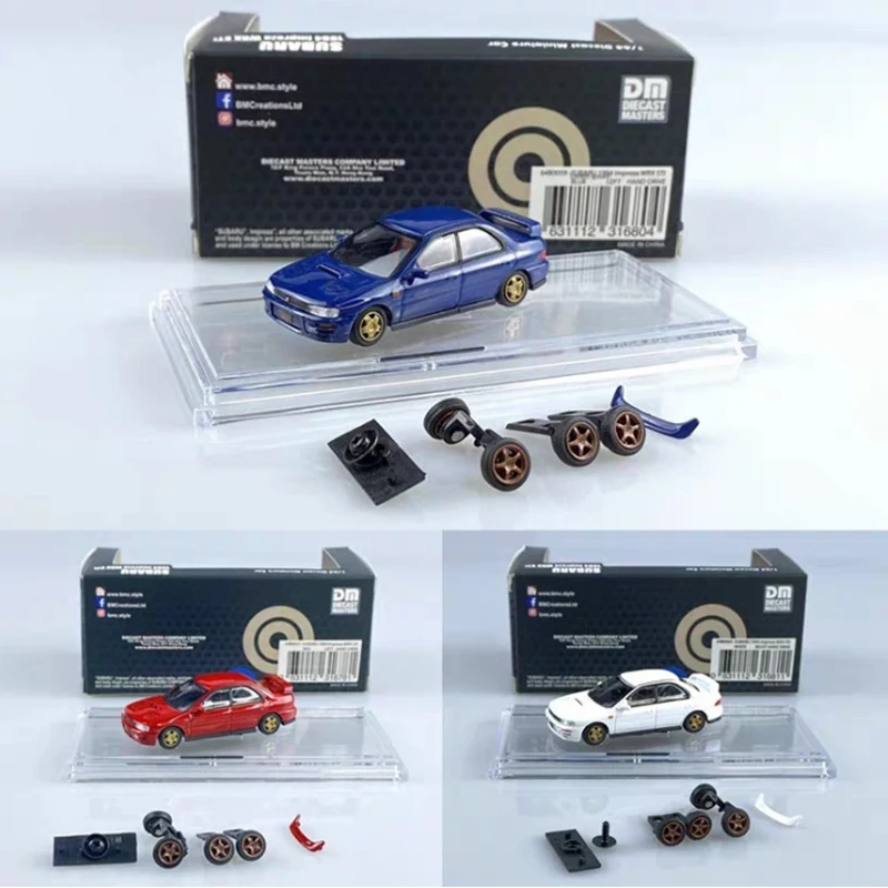 BM Creations 1:64 Scale 1994 Impreza WRX Alloy Car Model Classic Adult Souvenir Gift Decorations Static Display