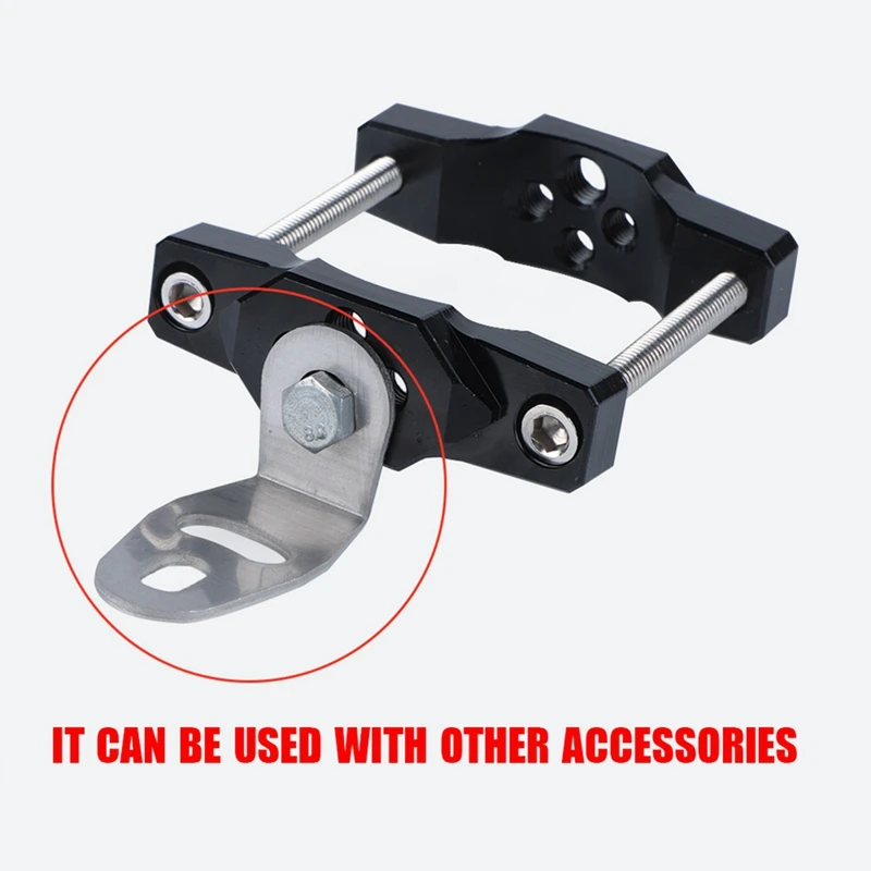 Aluminum Alloy 17-54Mm Motorcycle Headlight Bracket Bumper Mount Clamp Auxiliary Spotlight Fog Lamp Holder Accesories