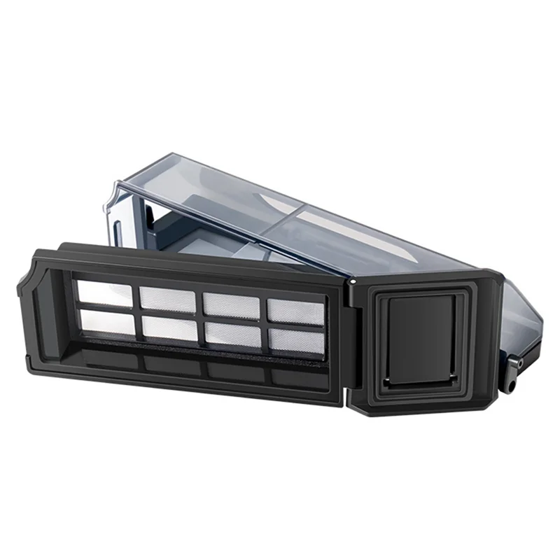 A83X-2X caja de polvo contenedor de basura piezas para ECOVACS Deebot X1 OMNI/TUBRO T10 aspiradora accesorios de caja de cubo de basura negro